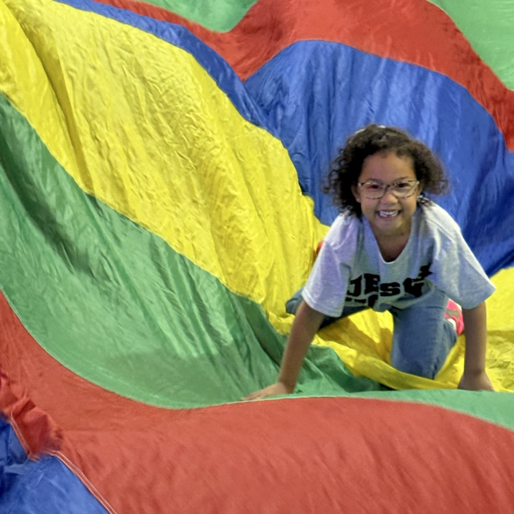 Parachute day at North campus PE!
