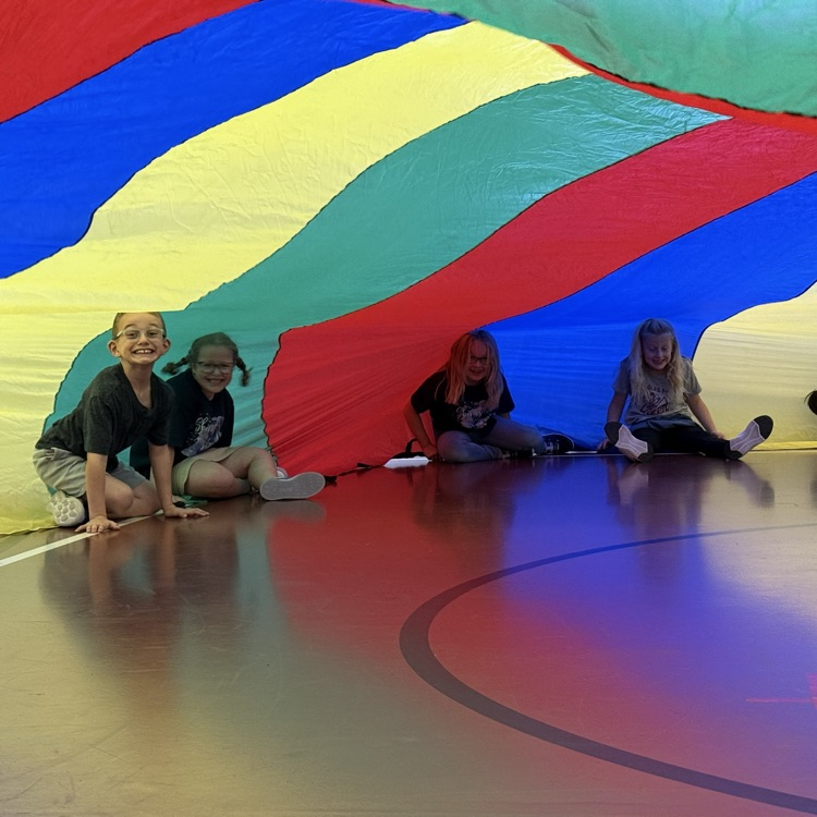Parachute day at North campus PE!