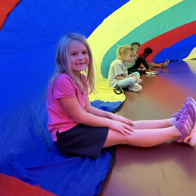 Parachute day at North campus PE!