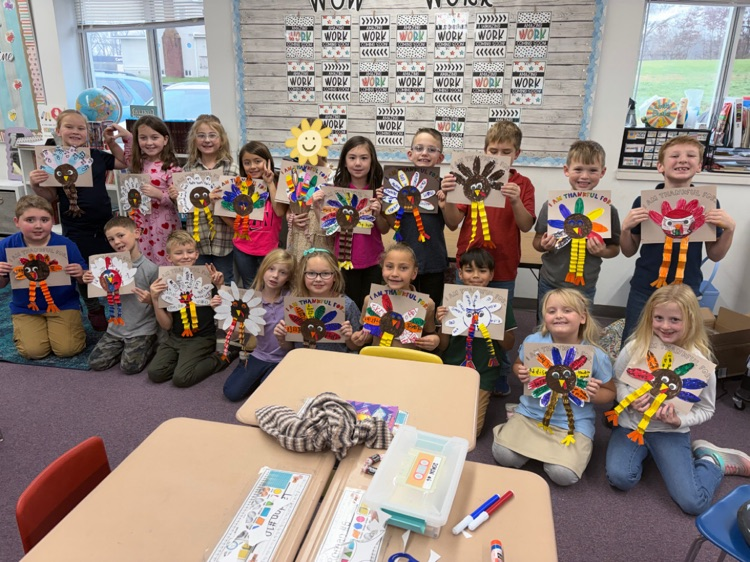 2nd Grade is feeling THANKFUL!🤩