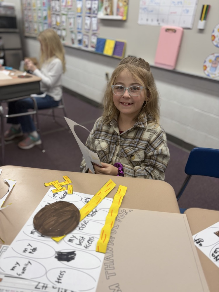 2nd Grade is feeling THANKFUL!🤩