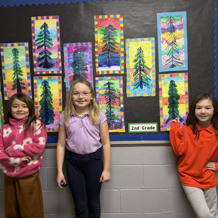 1st and 2nd grade multi media talk winter trees