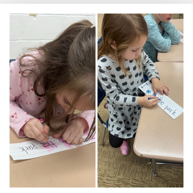 sentences and fine motor 