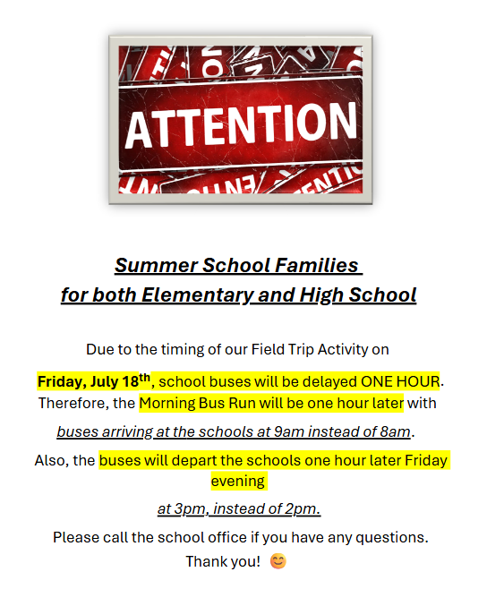 Delay bus for July 18t.2025