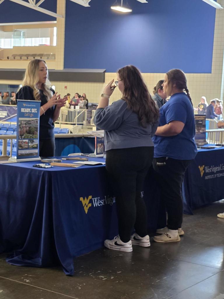 students with reps from WVU