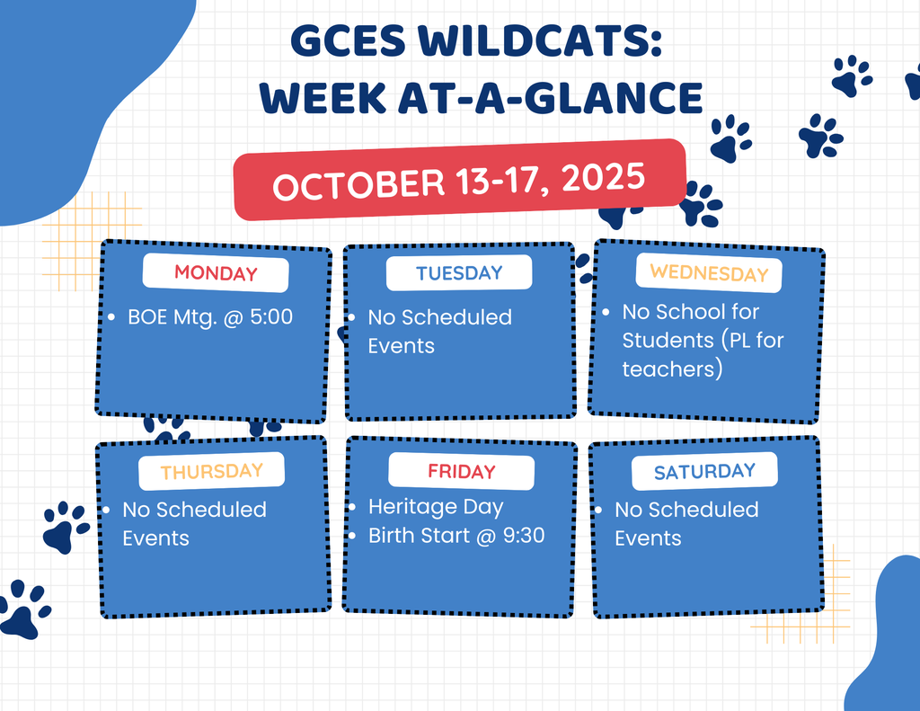 Week At A Glance