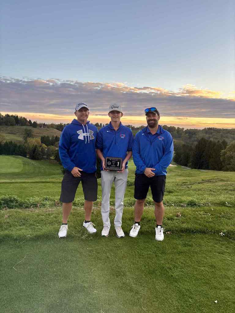 Troy with coach Woodford and J. Wolfe