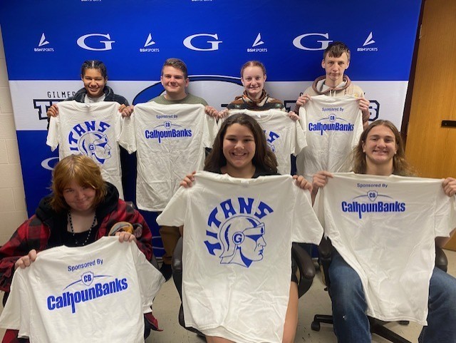 Seated: Cheryl Craig (8th), Ava Medrano (6th), Oliver Hulse (11th) Standing: Myla Radcliff (7th), Levi Dever (12th), Lindsay Cottrill (9th), Ryker Spears (10th)