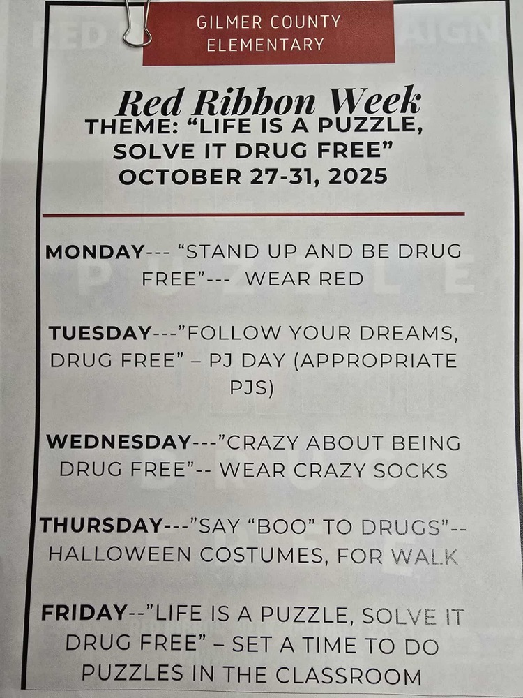 red ribbon week
