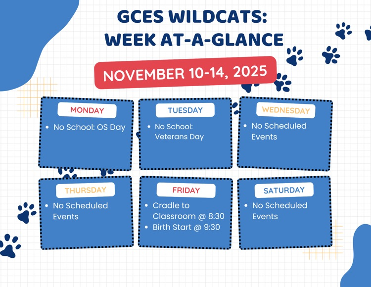 week at a glance