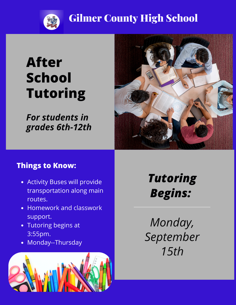 Flyer for tutoring