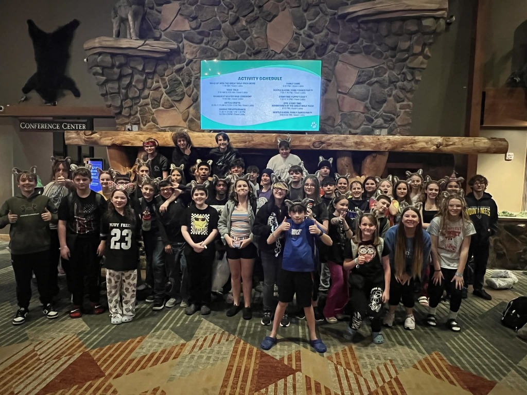 the whole group at great wolf lodge