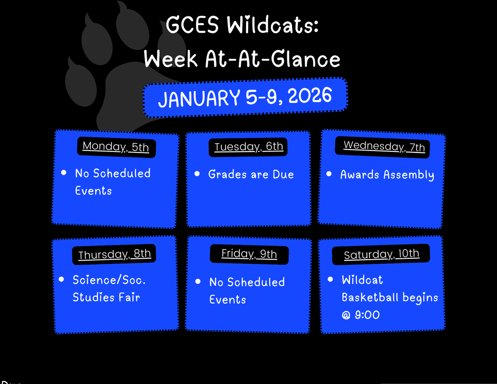 Week At A Glance