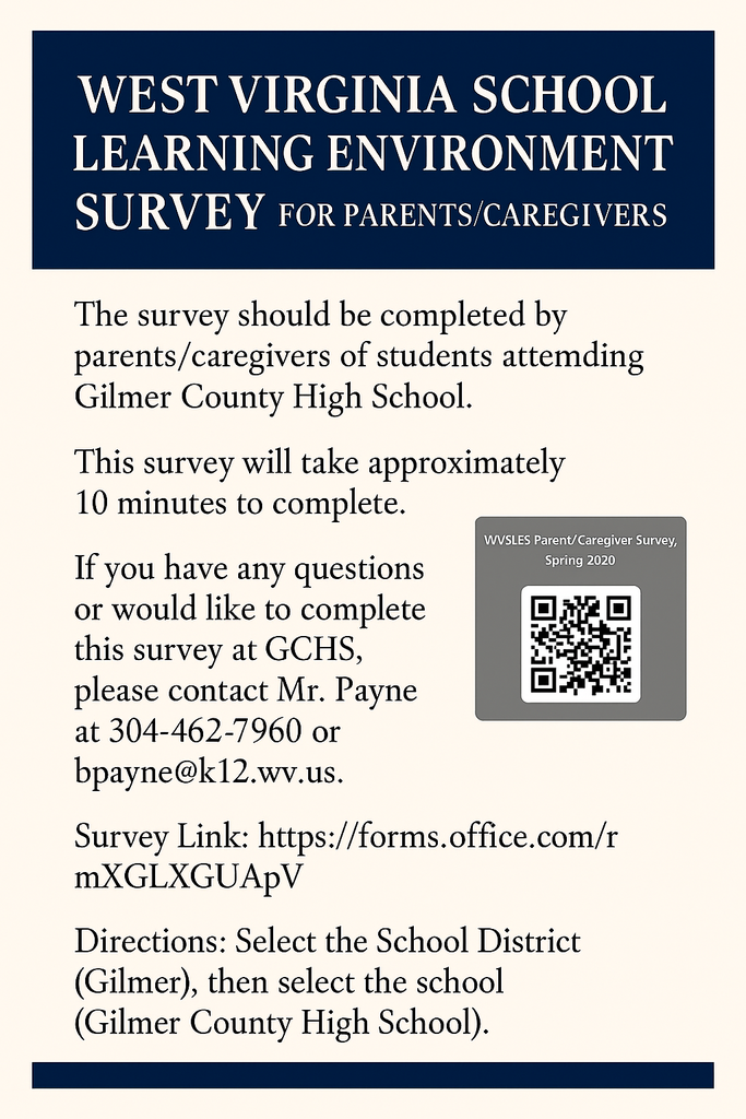 WV Learning Environment Survey for Parent and Caregivers