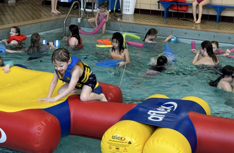 wildcat university at the pool