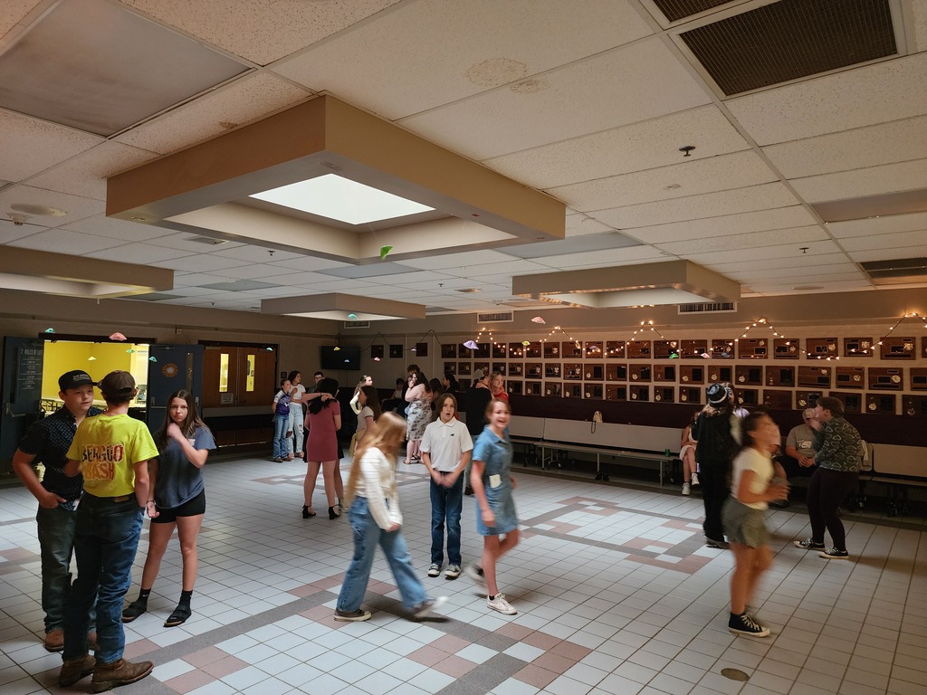students on the dance floor