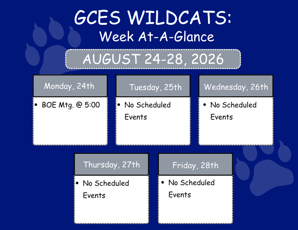 Week At a Glance Aug 24-28