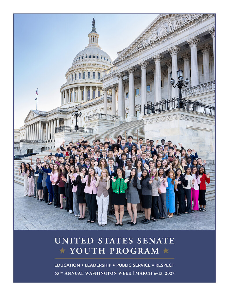 US Senate Youth Program brochure