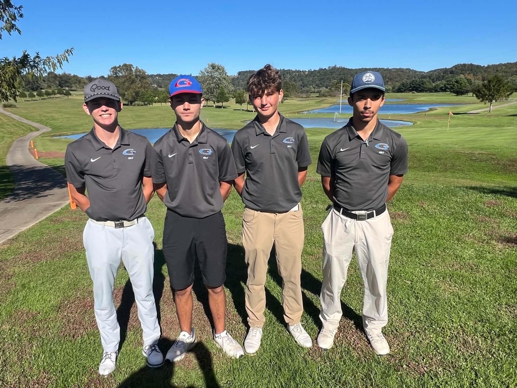 photo of team on the golf course