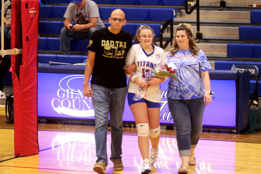 student with parents