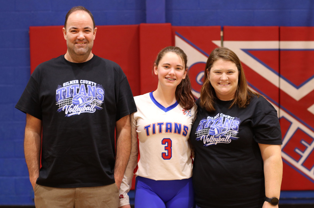 student with parents