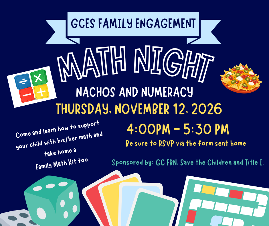 Math Night flyer