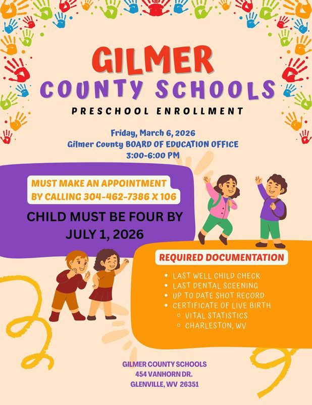 Preschool Enrollment Open for Next School Year