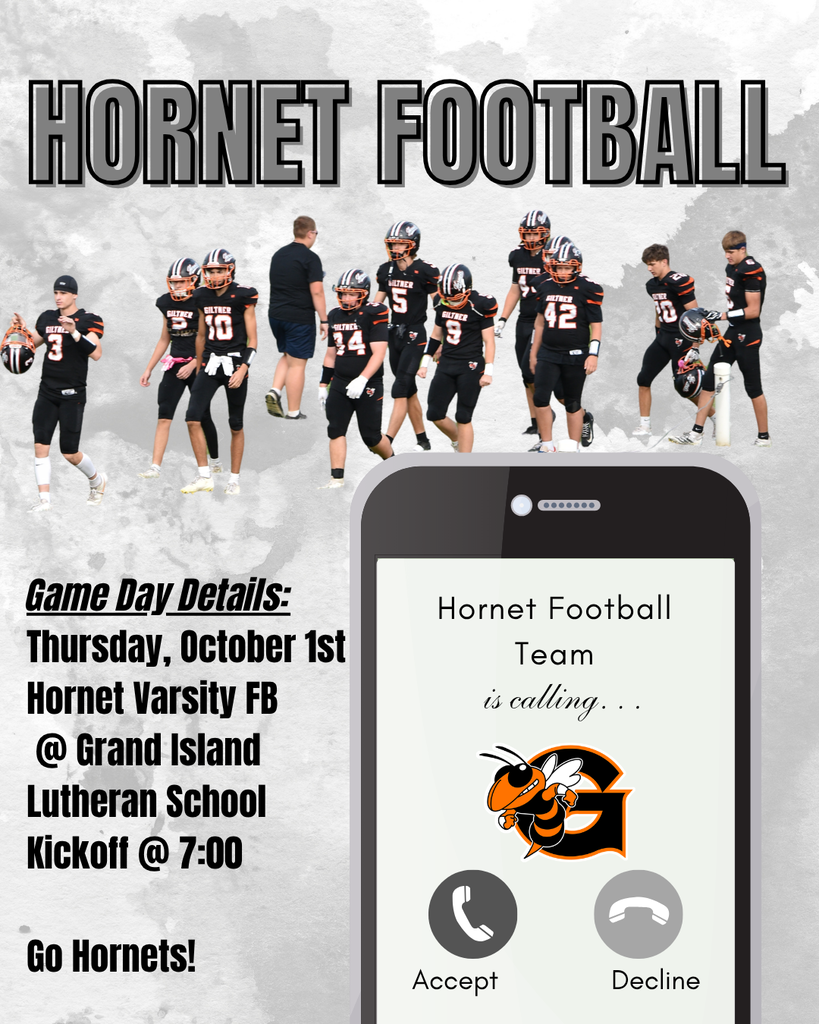 hornet football game details