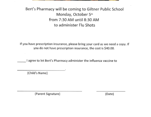 flu shot form