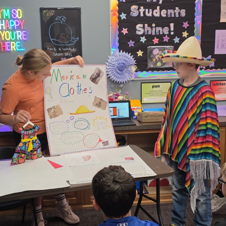 6th graders presenting