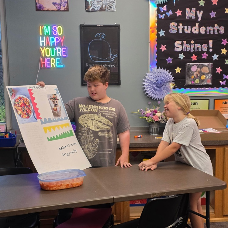 6th graders presenting