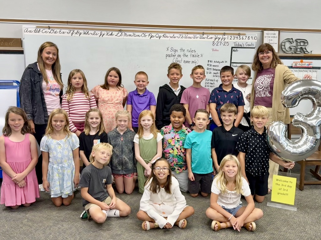 Mrs. Fleshner's 3rd grade class.