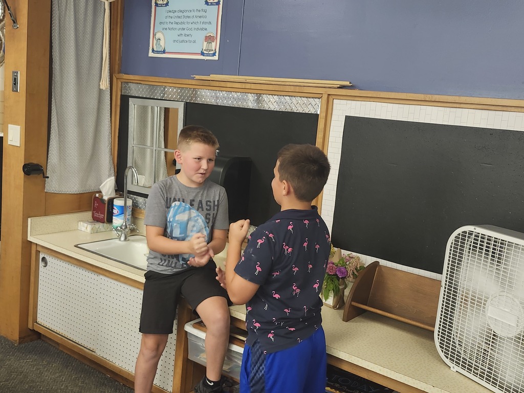 We had a rock, paper, scissors tournament.