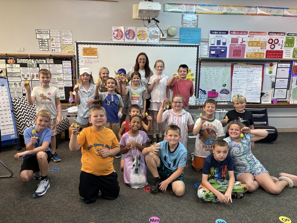 Showing off our corn we made!
