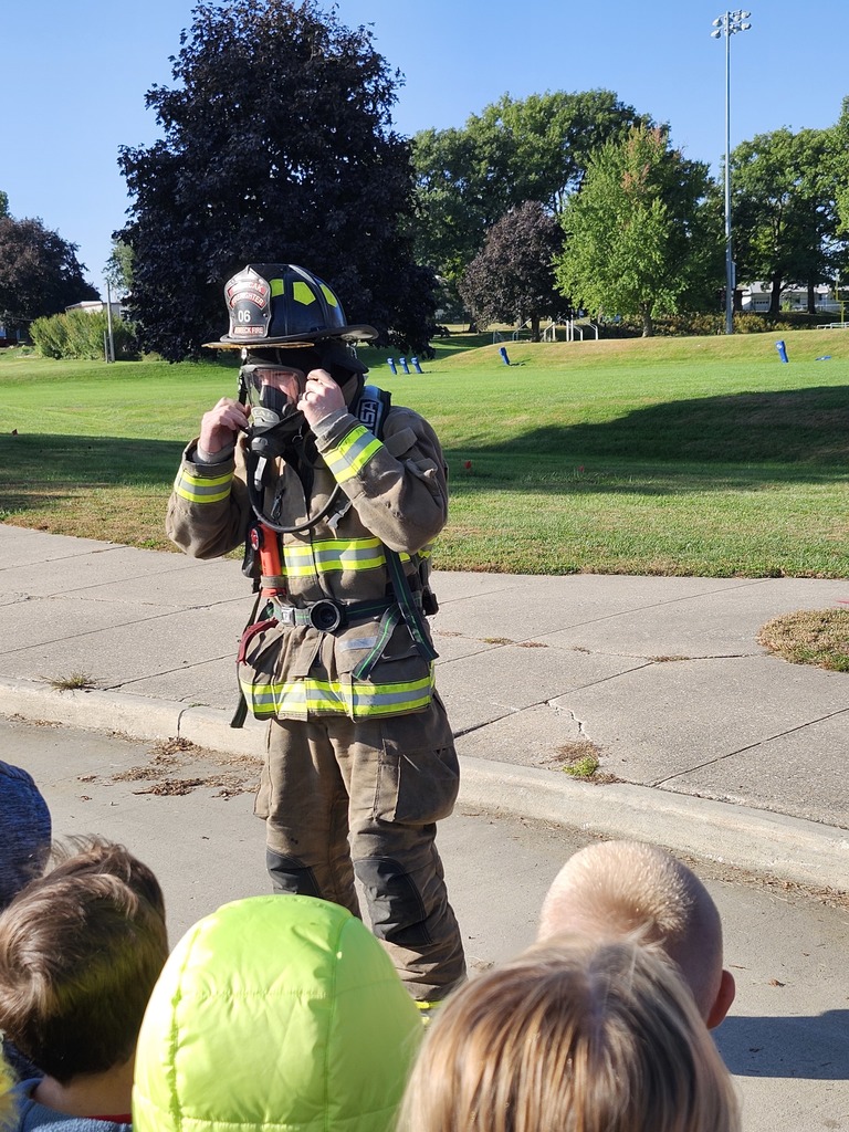 We learned about all the gear they put on.