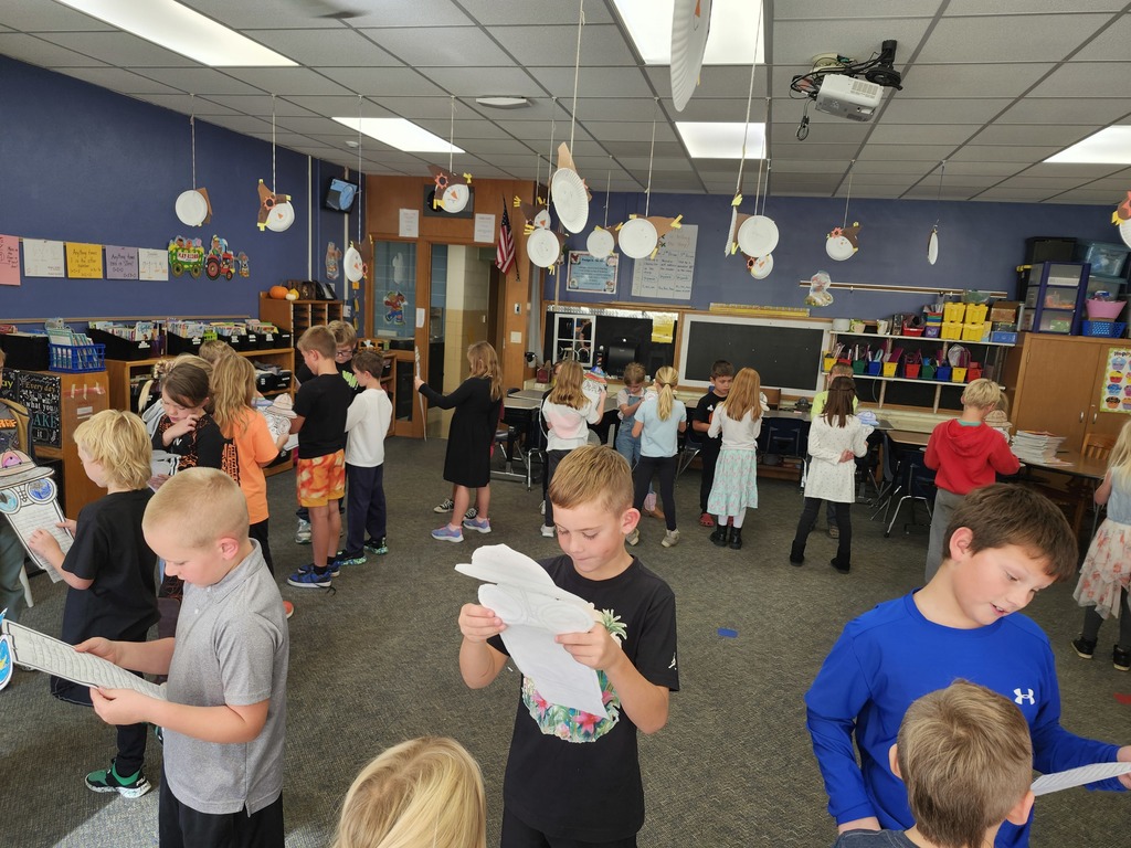 Sharing our animal reports with 2nd grade.