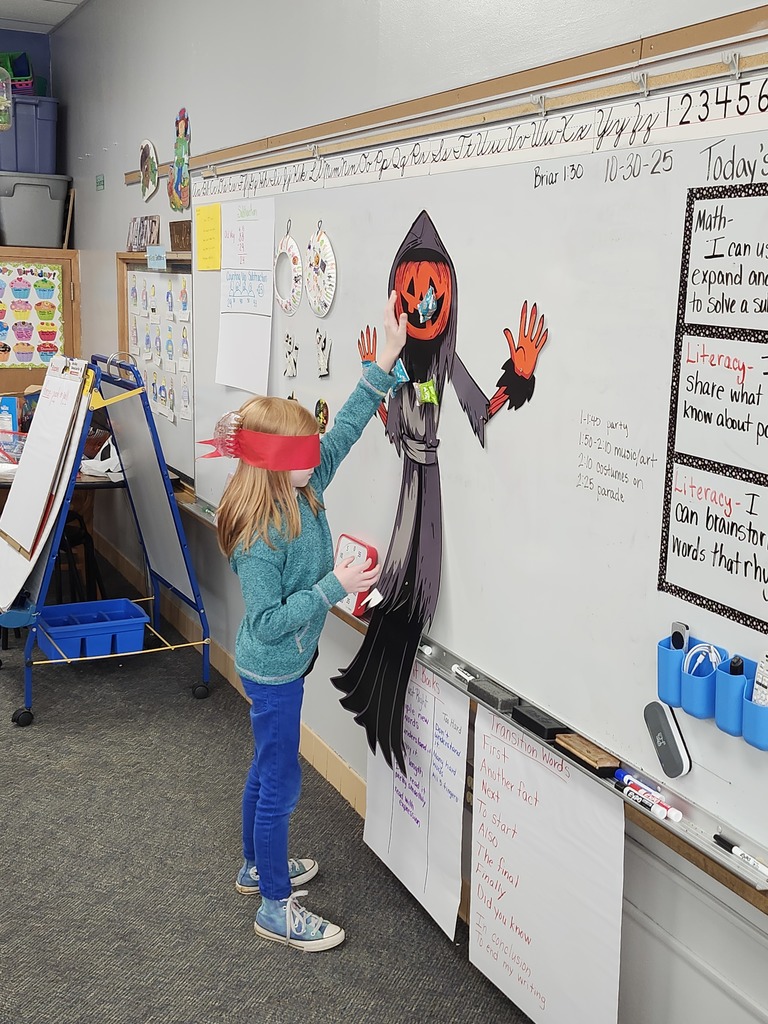 A fun game during our party.