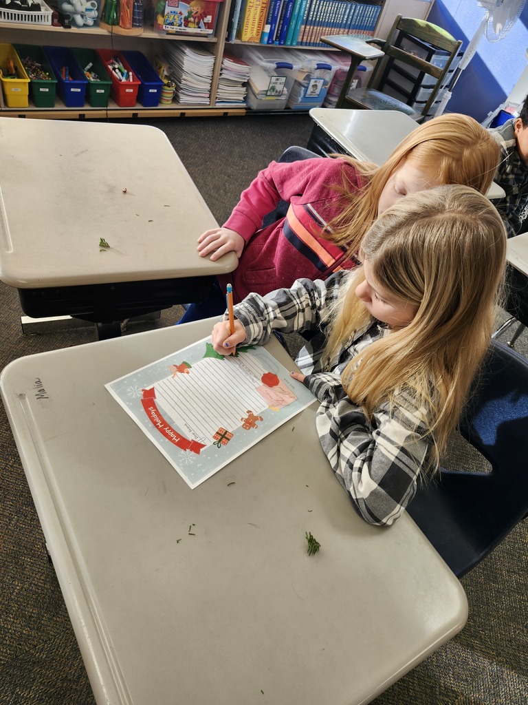 Writing letters for kids at the Children's Hospital in Iowa City.