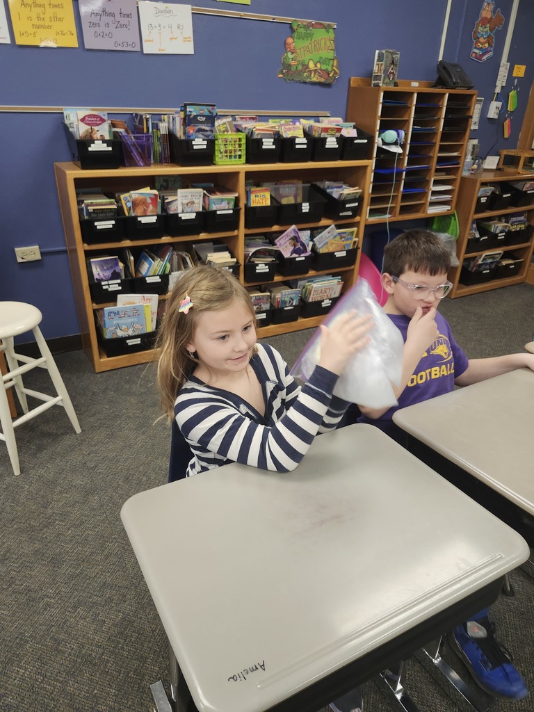 Lots of shaking to make ice cream in a bag.