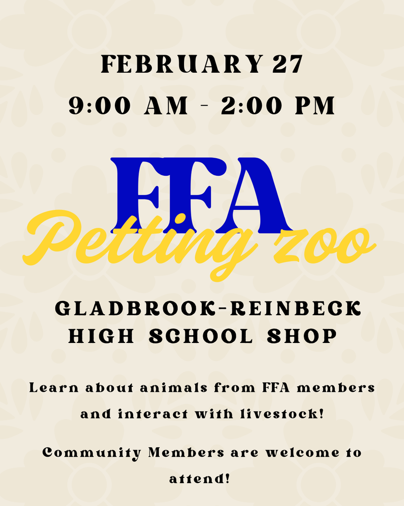 FFA Petting Zoo 2/27, 9-2 
