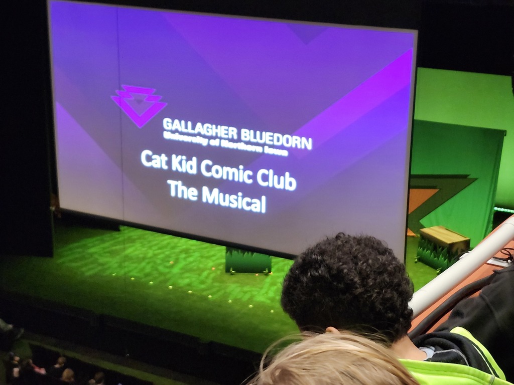 The kids enjoyed the musical. 