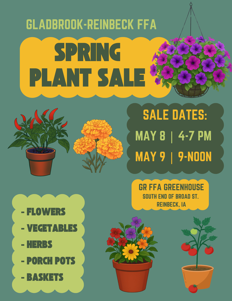 plant sale flyer