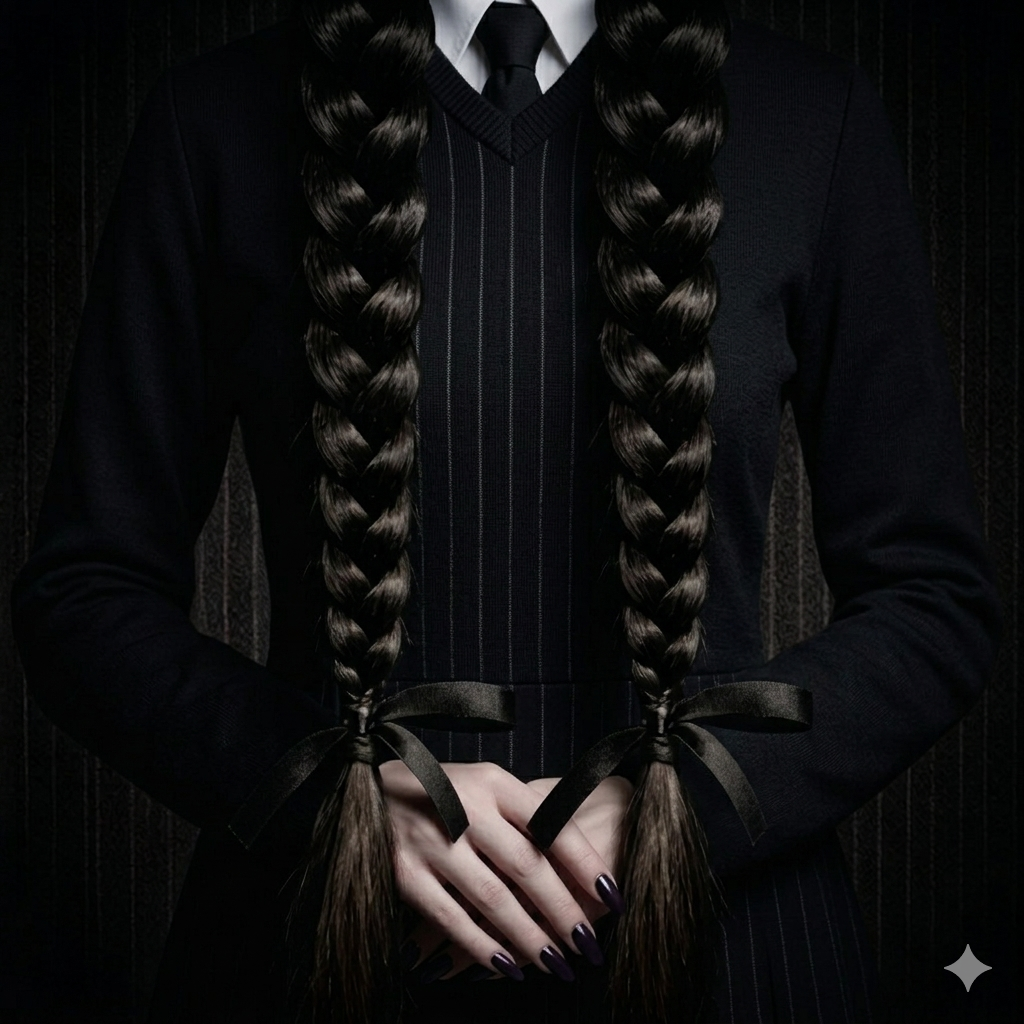 Musical Hint Day 3: Two braids, a straight face, and a world that never quite matches her mood. What others call “cute,” she calls something else entirely. Still, she fits perfectly where she belongs.