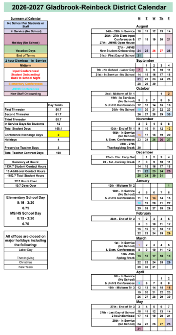 School Calendar