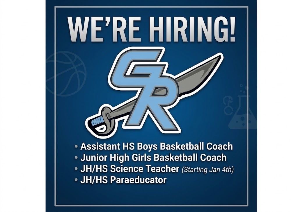 We're Hiring (positions listed)