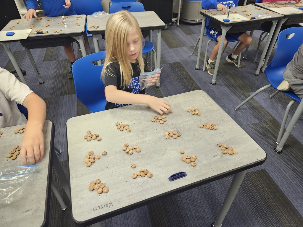 Sharing the cookies with 12 friends.