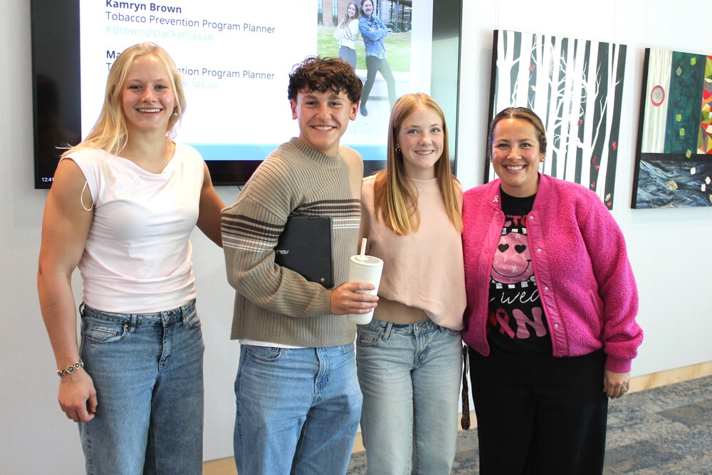 students at rotary club