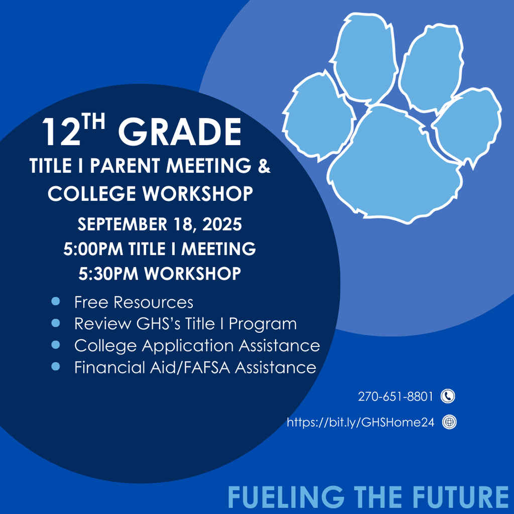 12th Grade Parent Night/Title 1 Parent Night