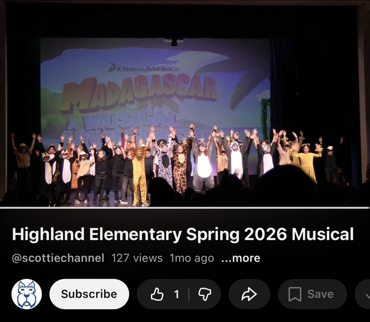 HES Production of Madagascar Jr. Still Shot