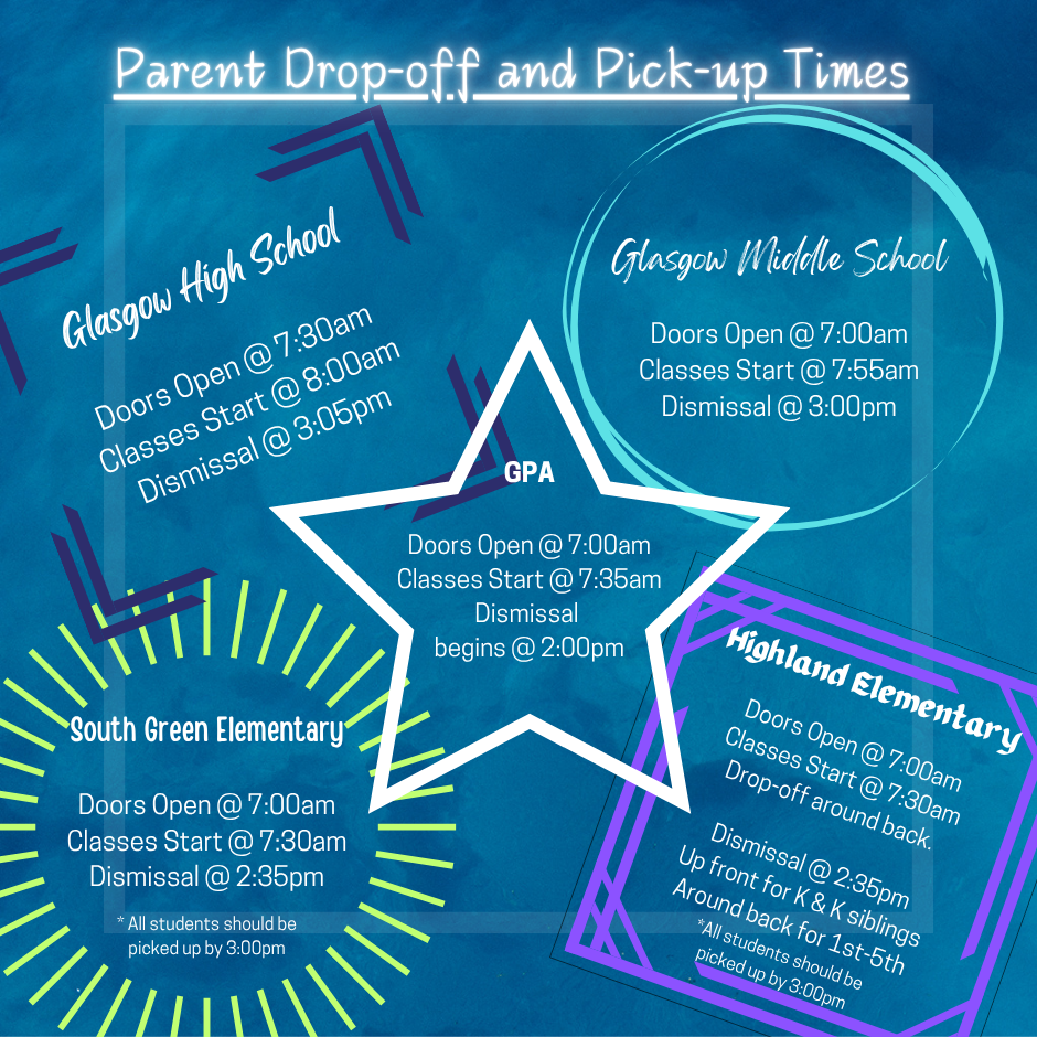 Drop-off and Pick-up Times